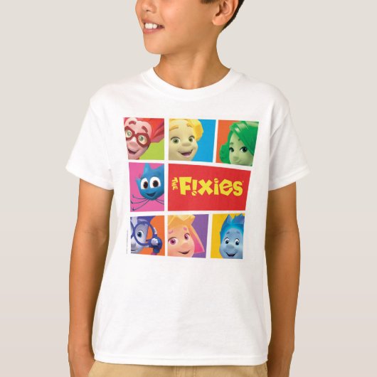 De vijf | Fixie Kinder & Buggy T-shirt (Voorkant)