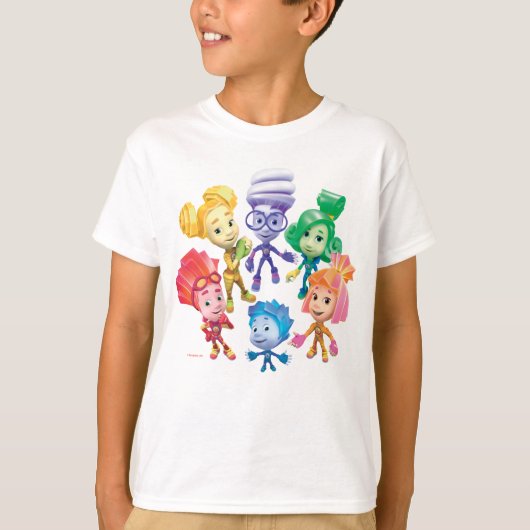 De vijf | Fixie Kinder T-shirt (Voorkant)