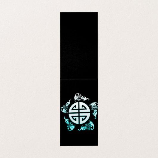 De Vijf Grote Zegeningen; Geluk, Gezondheid, Deugd Visitekaartje (Buitenkant ongevouwen)