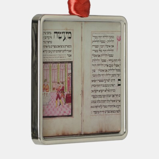 De vijf rabbijn van Bne Brak Metalen Ornament (Rechts)