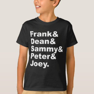 De Vijf Ratten Frank Dean Sammy Joey & Peter T-shirt