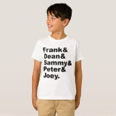 De Vijf Ratten | Frank Dean Sammy Joey & Peter T-shirt (Voorkant volledig)