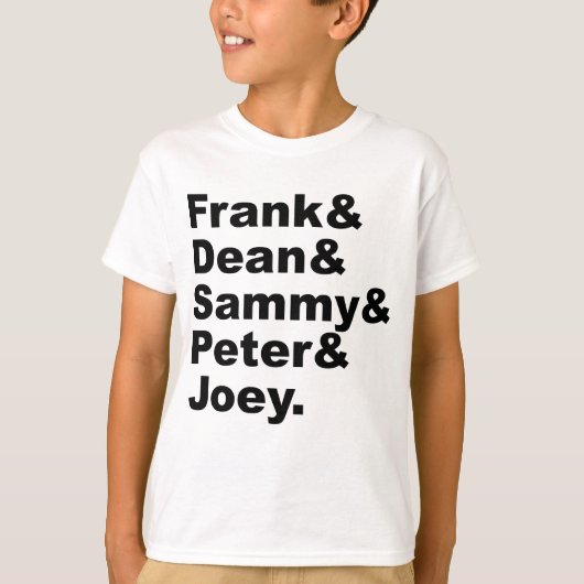 De Vijf Ratten | Frank Dean Sammy Joey & Peter T-shirt (Voorkant)