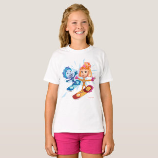 De vijf | Simka en Nolik op hun plankjes T-shirt