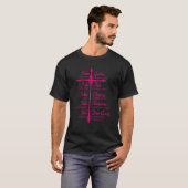 De vijf Solas Cute Christelijk Movement Cft T-shirt (Voorkant volledig)