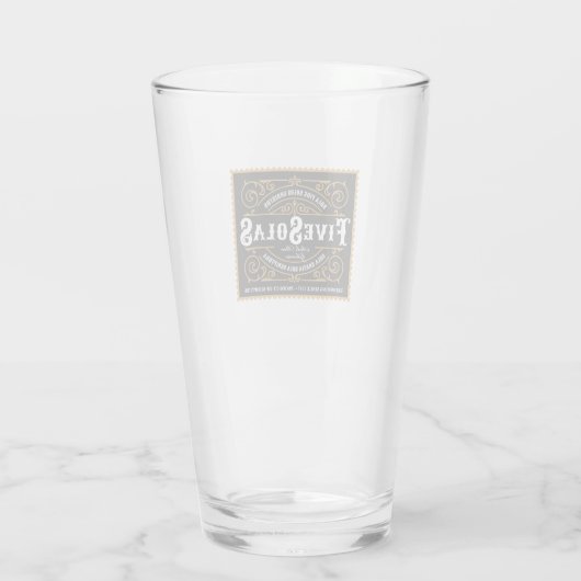 De vijf Solas Glas (Achterkant)