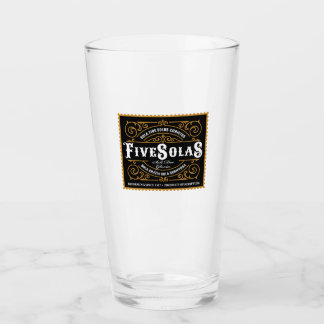 De vijf Solas Glas