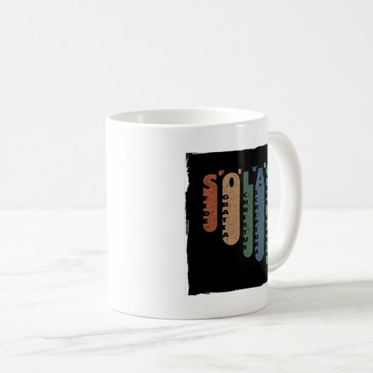 De vijf Solas Koffiemok (Voorkant rechts)