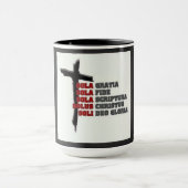 De VIJF SOLAS. Mok (Midden)