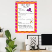 De vijf thema's van de geografische spreiding poster (Thuiskantoor)