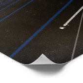 De vijf THEMIS-ruimtevaartuigen in een baan om de  Poster (Hoek)