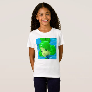 De vijf | Verda op blauw T-shirt