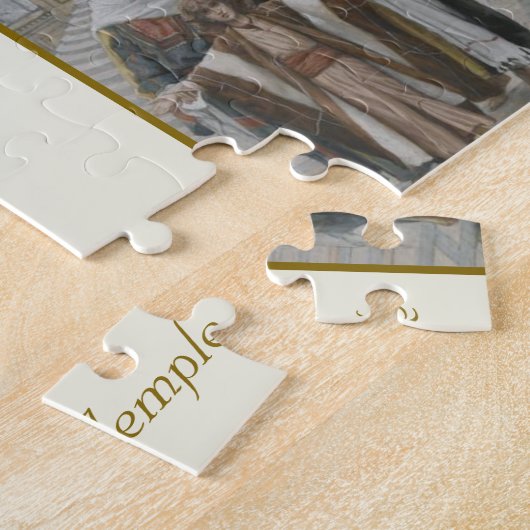 De vijf vrolijke mysteries legpuzzel (Zijkant)