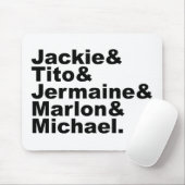 De vijf zingende broers van Gary, Indiana Muismat (Met muis)