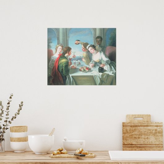 De vijf zintuigen 2 poster (Keuken)