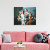 De vijf zintuigen canvas afdruk (Insitu (Woonkamer))