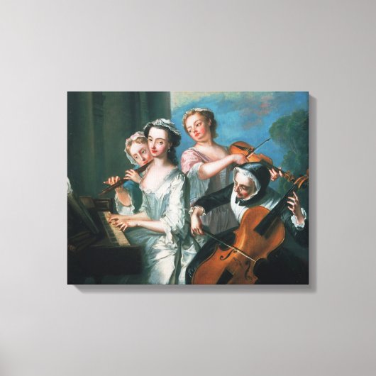 De vijf zintuigen canvas afdruk (Voorkant)