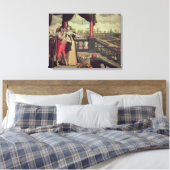 De vijf zintuigen - Geur Canvas Afdruk (Insitu (Slaapkamer))