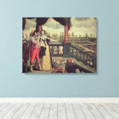 De vijf zintuigen - Geur Canvas Afdruk (Insitu (Houten vloer))
