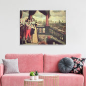 De vijf zintuigen - Geur Canvas Afdruk (Insitu (Woonkamer))