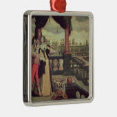 De vijf zintuigen - Geur Metalen Ornament (Rechts)