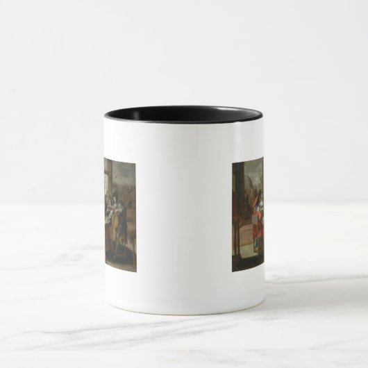 De vijf zintuigen - het horen mok (Midden)