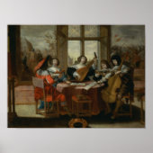 De vijf zintuigen - het horen poster (Voorkant)