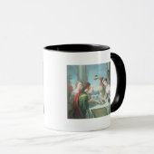 De vijf zintuigen mok (Voorkant rechts)