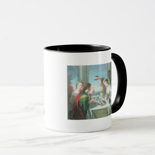 De vijf zintuigen mok (Voorkant rechts)