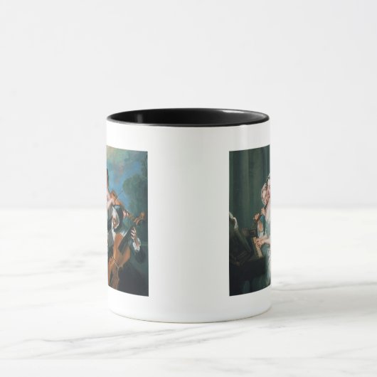 De vijf zintuigen mok (Midden)