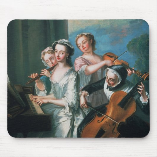 De vijf zintuigen muismat (Voorkant)