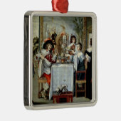 De vijf zintuigen - Smaak Metalen Ornament (Rechts)