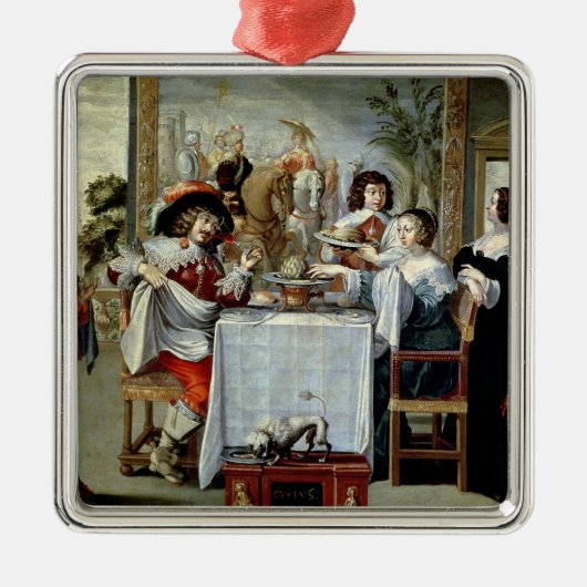 De vijf zintuigen - Smaak Metalen Ornament (Voorkant)