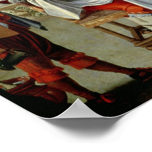 De vijf zintuigen - Smaak Poster (Hoek)