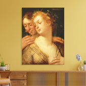 De vijf zintuigen: smeren canvas afdruk (Insitu (Woonkamer))