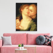 De vijf zintuigen: Tik op Canvas Afdruk (Insitu (Woonkamer))