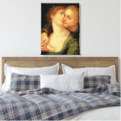 De vijf zintuigen: Tik op Canvas Afdruk (Insitu (Slaapkamer))