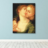 De vijf zintuigen: Tik op Canvas Afdruk (Insitu (Houten vloer))