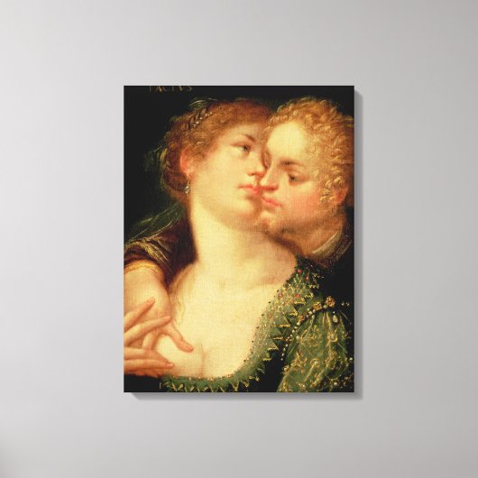 De vijf zintuigen: Tik op Canvas Afdruk (Voorkant)