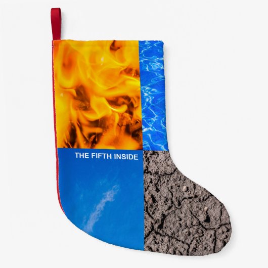 De vijfde binnenzijde kleine kerstsok (Voorkant)