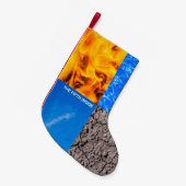 De vijfde binnenzijde kleine kerstsok (Voorkant (Hangend))