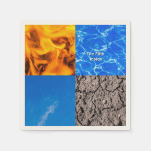 De vijfde binnenzijde servetten