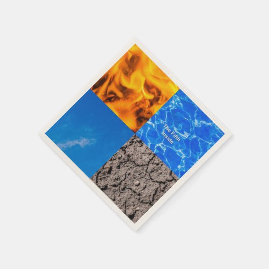 De vijfde binnenzijde servetten (Hoek)