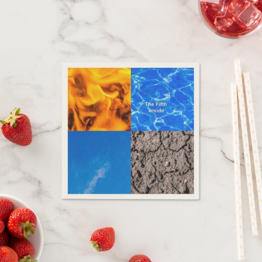 De vijfde binnenzijde servetten (Insitu)