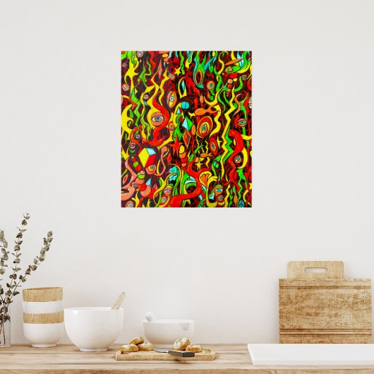 De vijfde dimensie poster (Keuken)