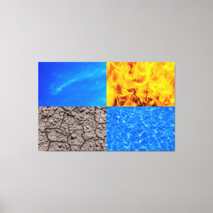 De vijfde is er. canvas afdruk