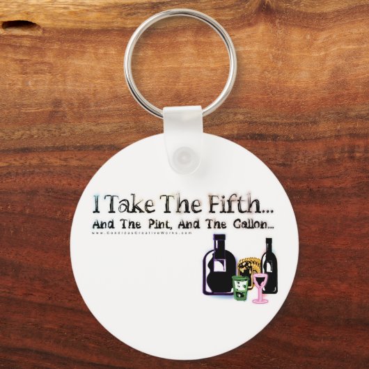 "De vijfde" Sleutelhanger (Voorkant)