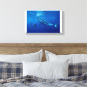 de vijftig voetballers zijn een nachtmerrie canvas afdruk (Insitu (Slaapkamer))