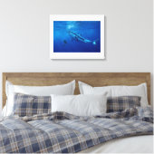 de vijftig voetballers zijn een nachtmerrie canvas afdruk (Insitu (Slaapkamer))