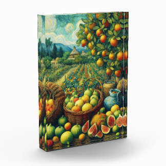 De vijgenboom in Van Gogh-stijl Fotoblokken